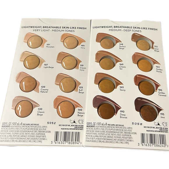 Covergirl Assorted Foundation Samples - Picture 1 of 5